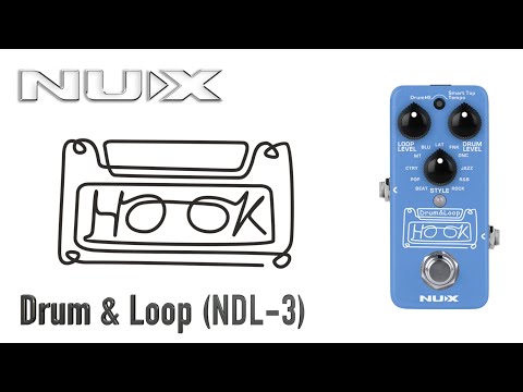 Демонстрация педали эффектов Nux NDL-3 Hook Drum & Loop