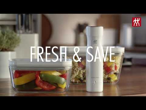Pradinis rinkinys ZWILLING Fresh &amp; Save S/M stiklas video