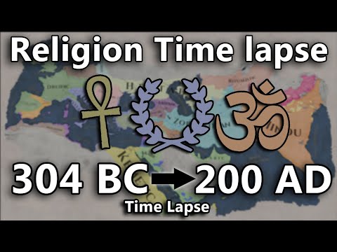 Imperator Rome Religion Timelapse (Imperator Rome 2.0 Time Lapse)