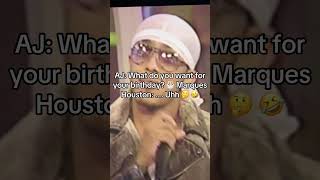 When AJ Asked Marques Houston His Birthday Wish… 🤔