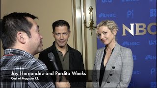 LRM Online | Jay Hernandez & Perdita Weeks parlent du tournage de Magnum P.I.  Hawaii (VO)