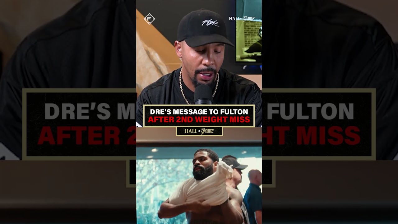 "To me it's not a weight class issue with Fulton… this is a discipline issue."