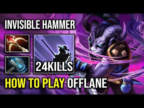 How to Play Offlane Riki in 7.32e with Invisible Hammer 100% Most Annoying Hero Dota 2
