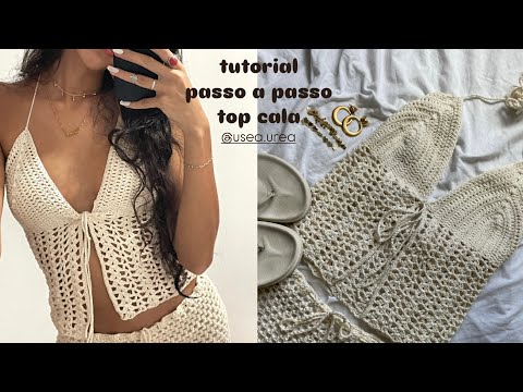 STEP BY STEP - complete crochet top tutorial - for beginners