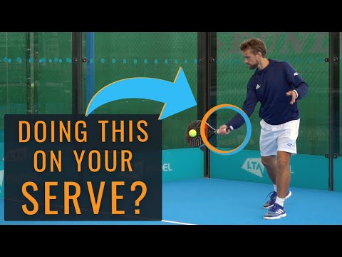 WRIST ACTION for Padel Serve