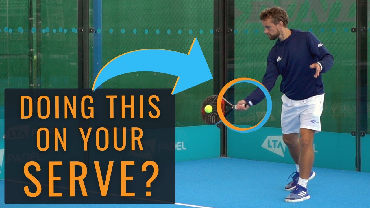 Serve technique: wrist action for slice and spin