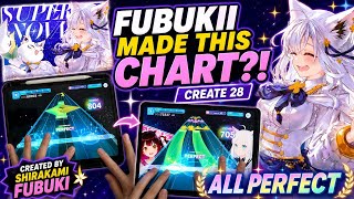 A chart by Fubuki herself?? SUPERNOVA [CREATE] All Perfect Hololive Dreams ホロライブドリームズ