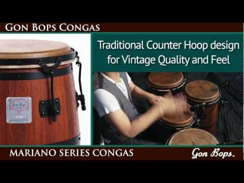 Gon Bops Mariano Quinto 10.75" Conga Drum Mahogany Stain | Limited WorldShip | NEW | Authorized Dealer image 6