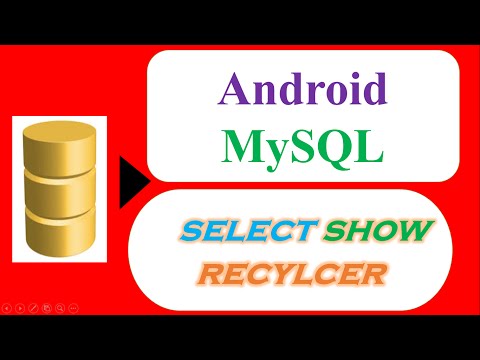 Android MySQL Database 03 - Select and Show In RecyclerView With AsyncTask [HttpUrlConnection]