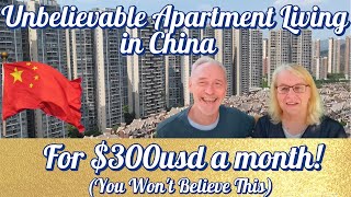 Unbelievable Apartment Living in China! - For $300usd a Month! #LiveInChina #ChinaApartmentTour