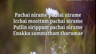 "Pachchai Nirame (Sakiye)" song Alaipayuthey (2002) "Pachchai Nirame (Sakiye)" song Alaipayuthey (2002)
