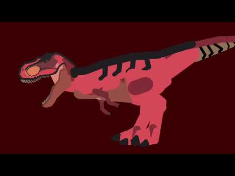 T. rex rouring animation T. rex from primal carnage