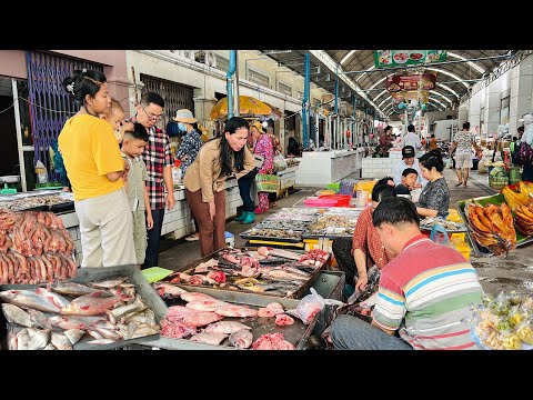 Various Market Street Food Tour in Phnom Penh - Cambodia Traditional Fresh Market