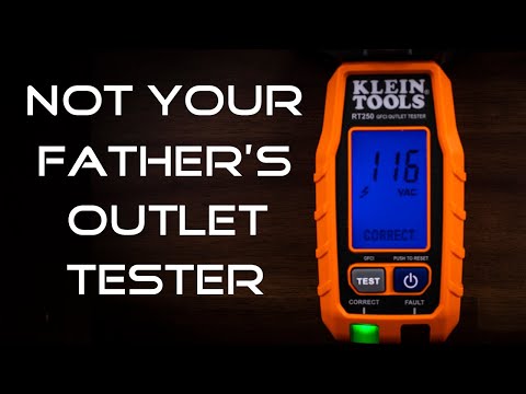 Best Klein Tools RT250 GFCI Receptacle Tester with LCD