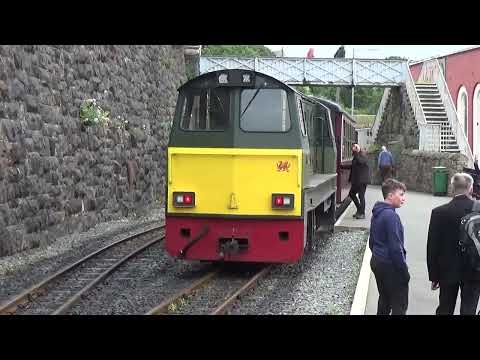 Welsh Highland Railway 2025-Steam & Diesel Loco Action at Waunfawr and Caernarfon