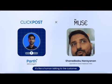 How MyMuse Transformed NDR Management with ClickPost’s AI Agent, Parth