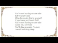 Evan Dando - Why Do You Do This to Yourself Lyrics