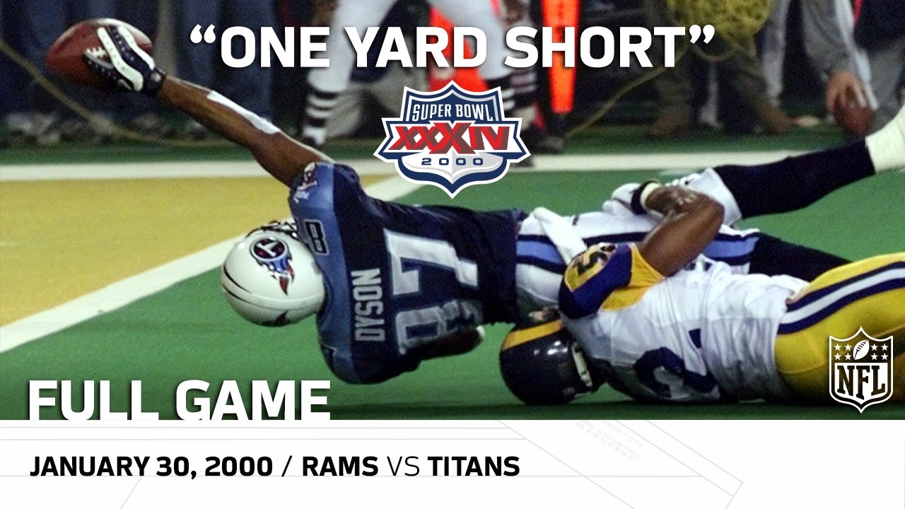 Super Bowl XXXIV: "One Yard Short" | Rams vs. Titans | NFL Full Game
