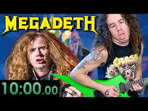 Can I Make An Entre MEGADETH Song In Only 10 MINS? (Speedrun)