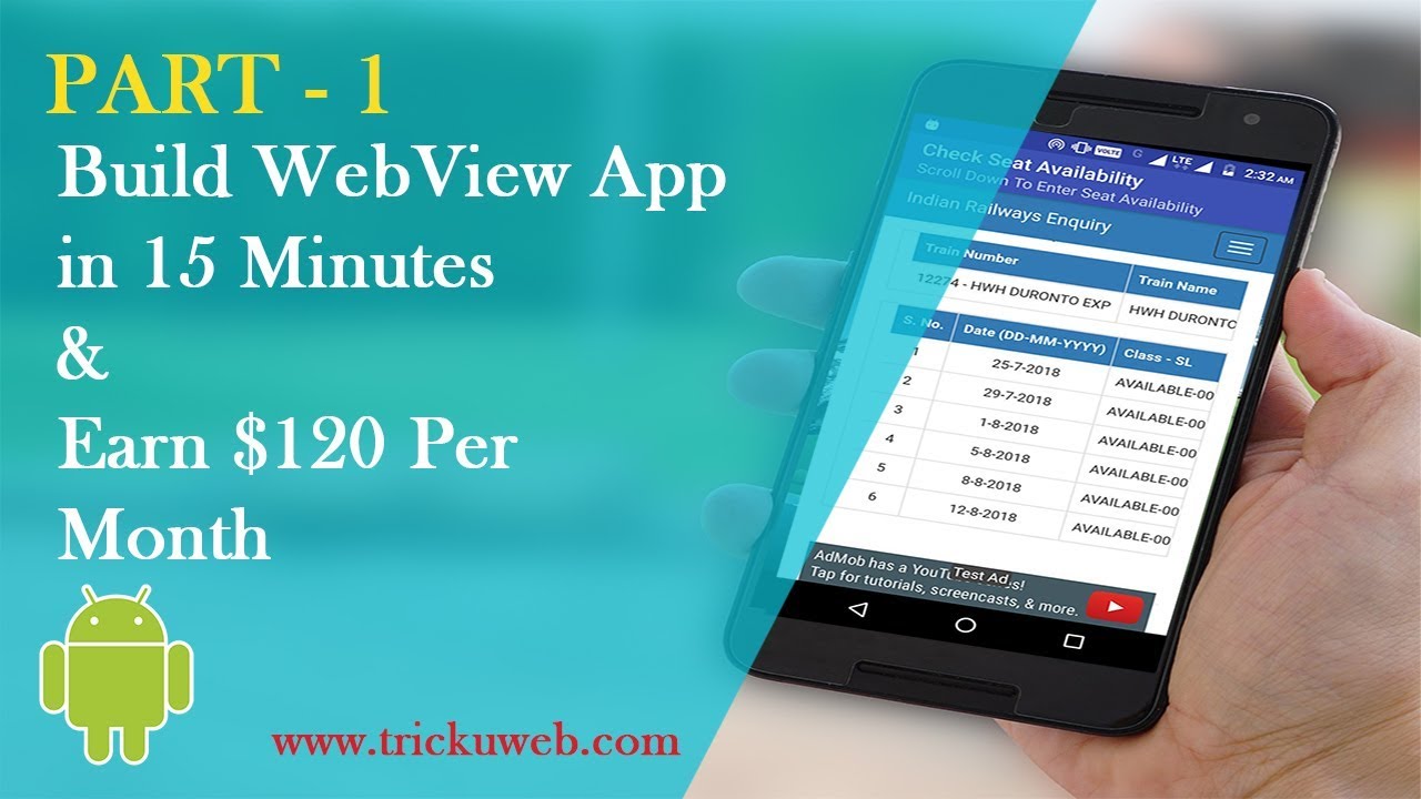 Webview Android App with Source Code part-1