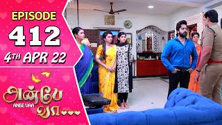 Anbe Vaa Serial  Episode 412  4th Apr 2022  Virat 