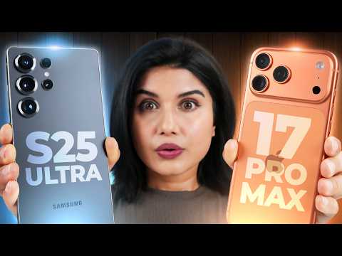 iPhone 17 Pro Max vs Galaxy S25 Ultra - 1 Month Later, One Clear Winner!