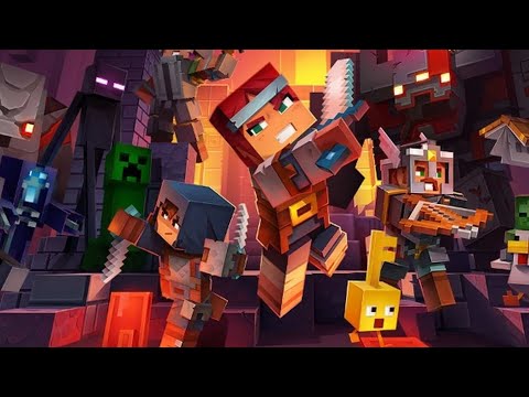 WE ARE PLAYING MINECRAFT'S NEW GAME DUNGEONS!