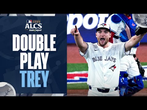 Trey's big day! Trey Yesavage strikes out seven, induces THREE double plays in Game 6 of the ALCS! 🤩