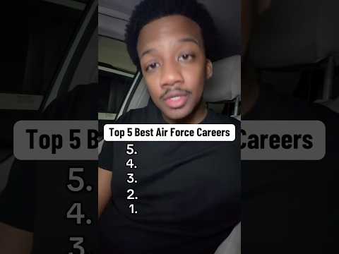 Top 5 Best Air Force Careers #military #airforce #spaceforce #fyp #top5 #veterans #careers