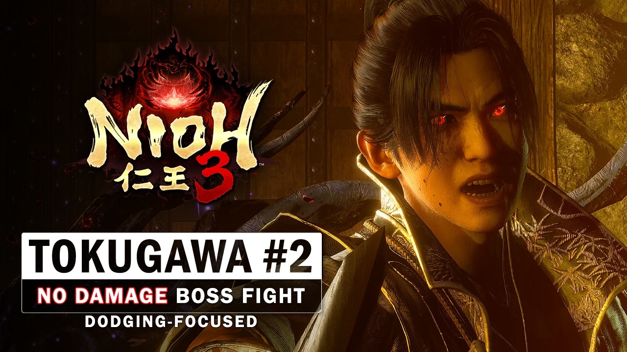 Nioh 3 - Tokugawa Kunimatsu #2 Boss Fight (No Damage)