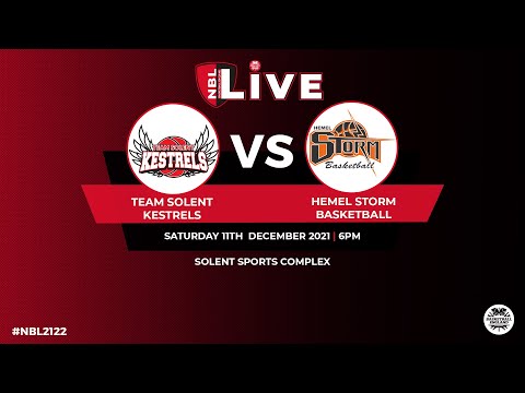 NBL1_LIVE_Team Solent Kestrels v Hemel Storm - 11.12.21