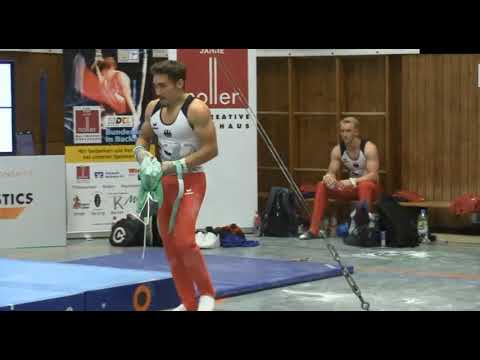 Nick Klessing GER SR Triple Dismount @ International Match GER GBR ROU 2019 #replay