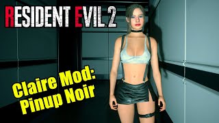 Claire Mod Pinup Noir - Resident Evil 2 Remake