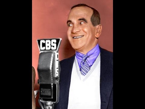 Al Jolson from 1935 radio show singing the operetta "Yes We Have No Bananas"
