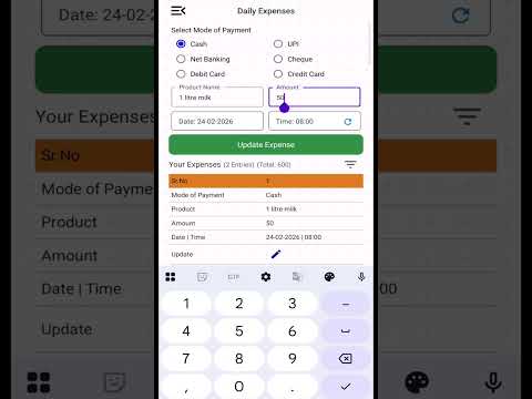 Daily Expenses