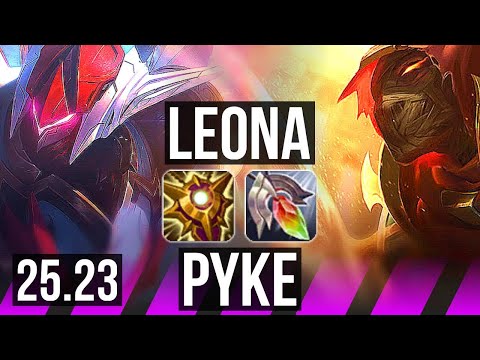 LEONA & Miss Fortune vs PYKE & Zeri (SUP) | EUW Master | 25.23