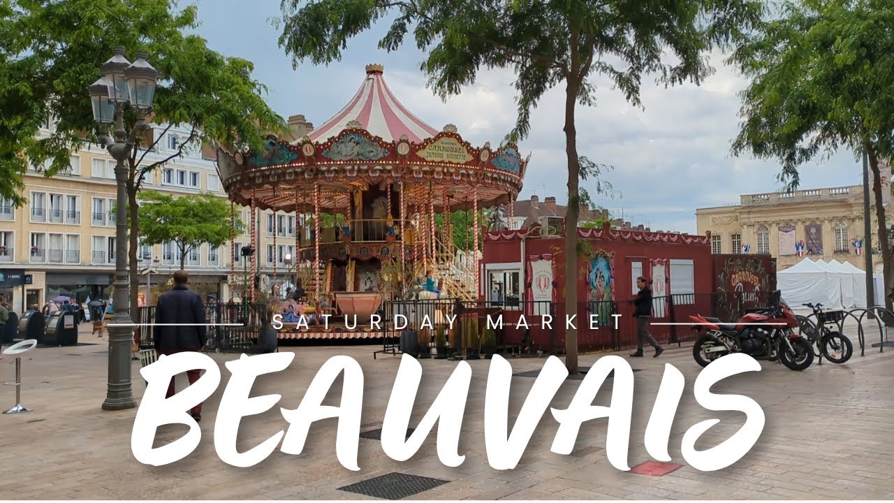 Immersive street-level walking tour through Beauvais Cathedral, France, showcasing authentic urban landscapes, local architecture, and the vibrant atmosphere of the city's neighborhoods