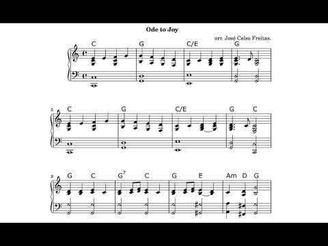 Ode to Joy - Piano Score - Elaborated Version.