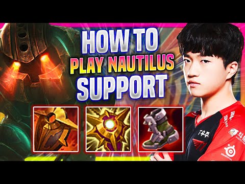 LEARN HOW TO PLAY NAUTILUS SUPPORT LIKE A PRO! - T1 Keria Plays Nautilus Support vs Leona! |
