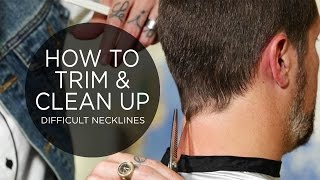 How To Trim & Clean Up a Difficult Neckline