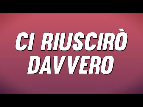 Luchè - Ci Riuscirò Davvero ft. Ernia (Testo)