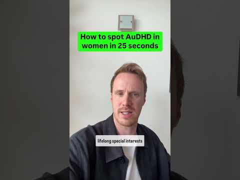 How to spot AuDHD in women 💚 #audhd #adhd #autism