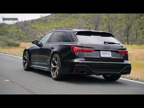 2024 audi RS6 Avant Performance | Sound, Driving (Mythos Black Metalic)