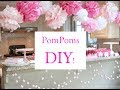 How to: DIY Tissue Pom Poms EASY&QUICK ...