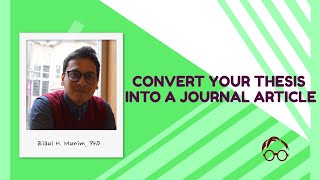 How To Convert Your Master Thesis To A Journal Article