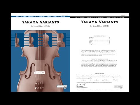 Yakama Variants, by Richard Meyer – Score & Sound