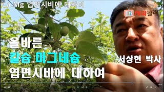 [고품질 사과재배] 칼슘.마그네슘 엽면시비. 어떤걸 써야 효과적인가/ 서상현 박사