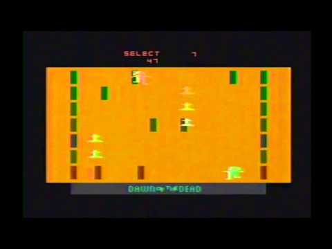 Dawn of the Dead (Atari 2600, 60 FPS at 720p) - Multitap Classic Console Showcase: Halloween Games