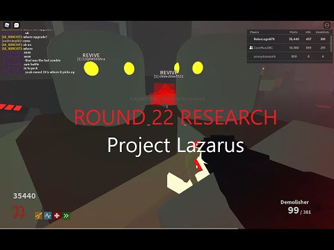 Round 20-22 ROBLOX Project Lazarus | NEW MAP!!