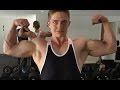 Bizeps Workout, Posing & Cheat Meal mit LBS Contest Gewinner Sebastian (19 Jahre)